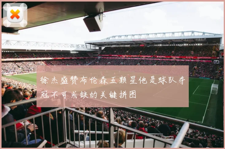 徐杰盛赞布伦森五颗星他是球队夺冠不可或缺的关键拼图